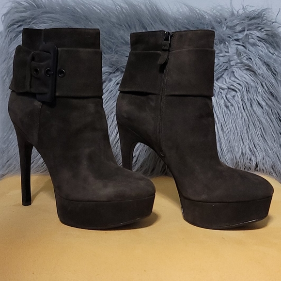 Suede Booties - Picture 2 of 3